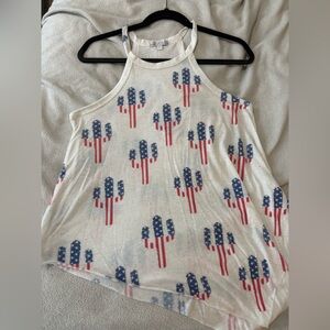 RW&B Cactus Tank Top